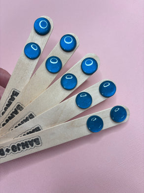 Peacock Blue Studs 15mm