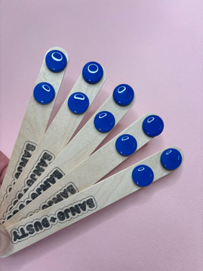 Cobolt Blue Studs 15mm