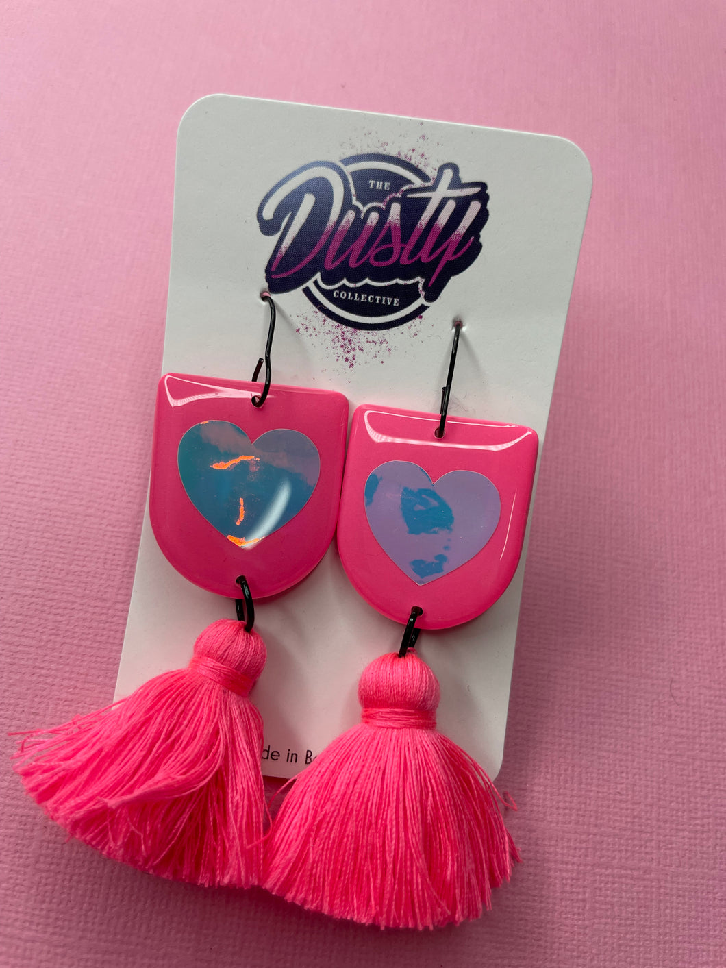 Gigi Dangles Fluro pink