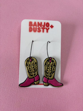 Sally Dangles Dark pink