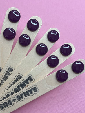 Eggplant Studs 15mm